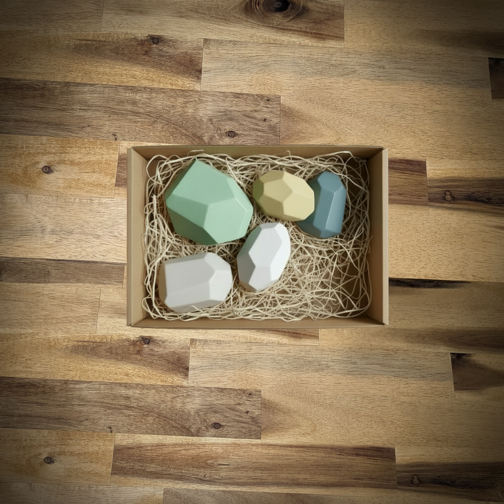 Pierre en bois empilable