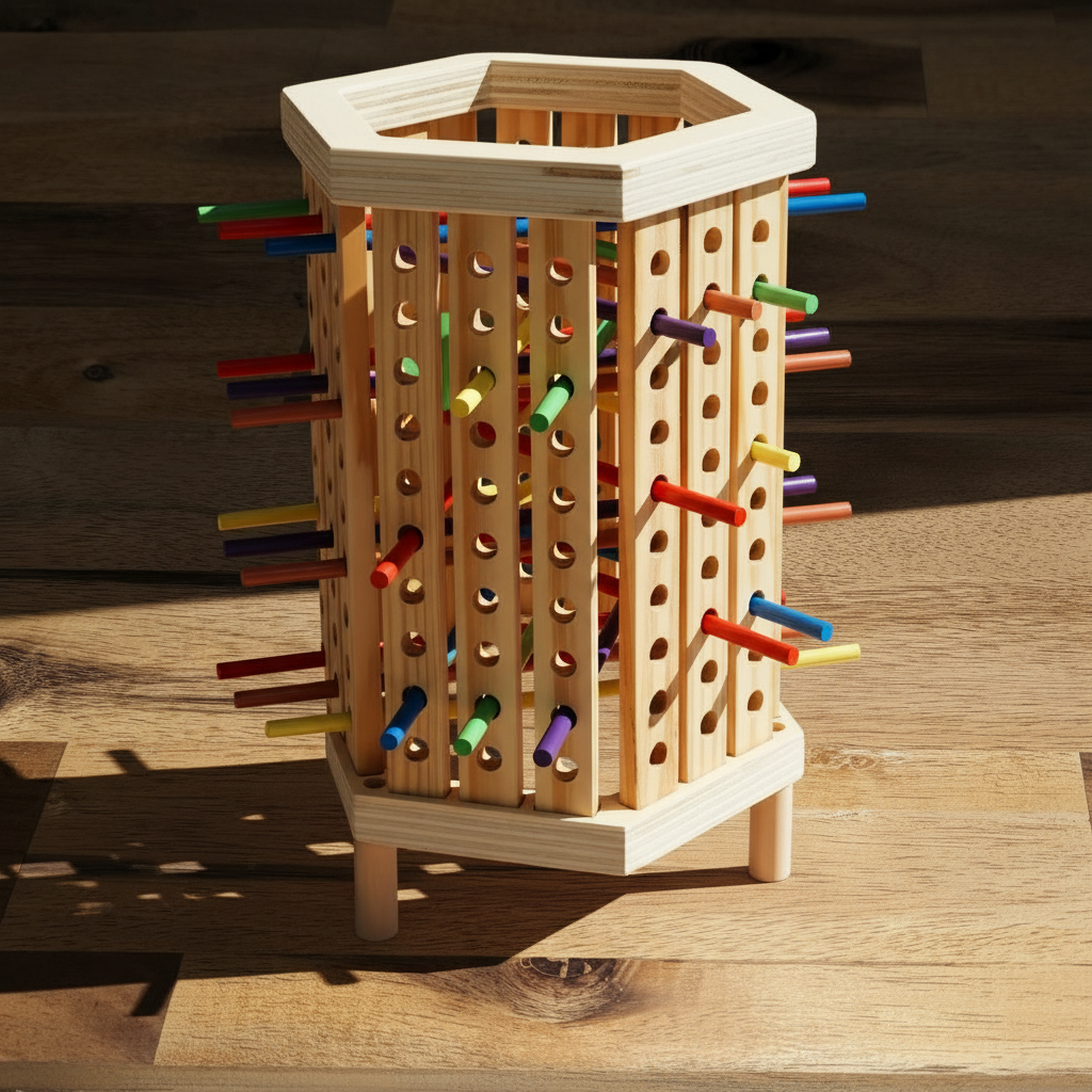 Tour infernal en bois