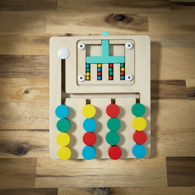 Code couleurs en bois