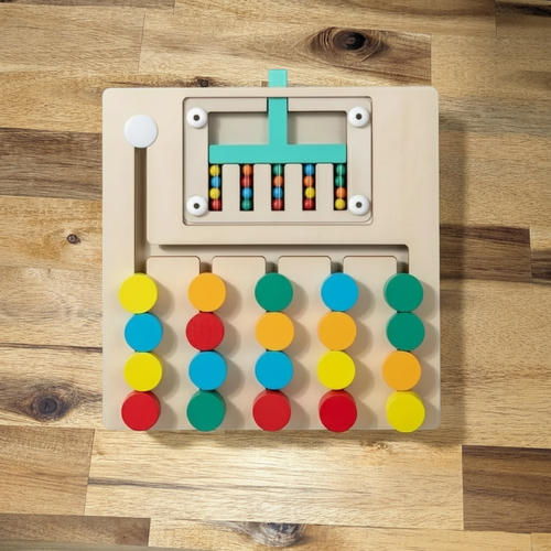 Code couleurs en bois