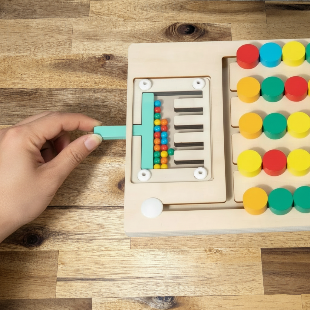 Code couleurs en bois