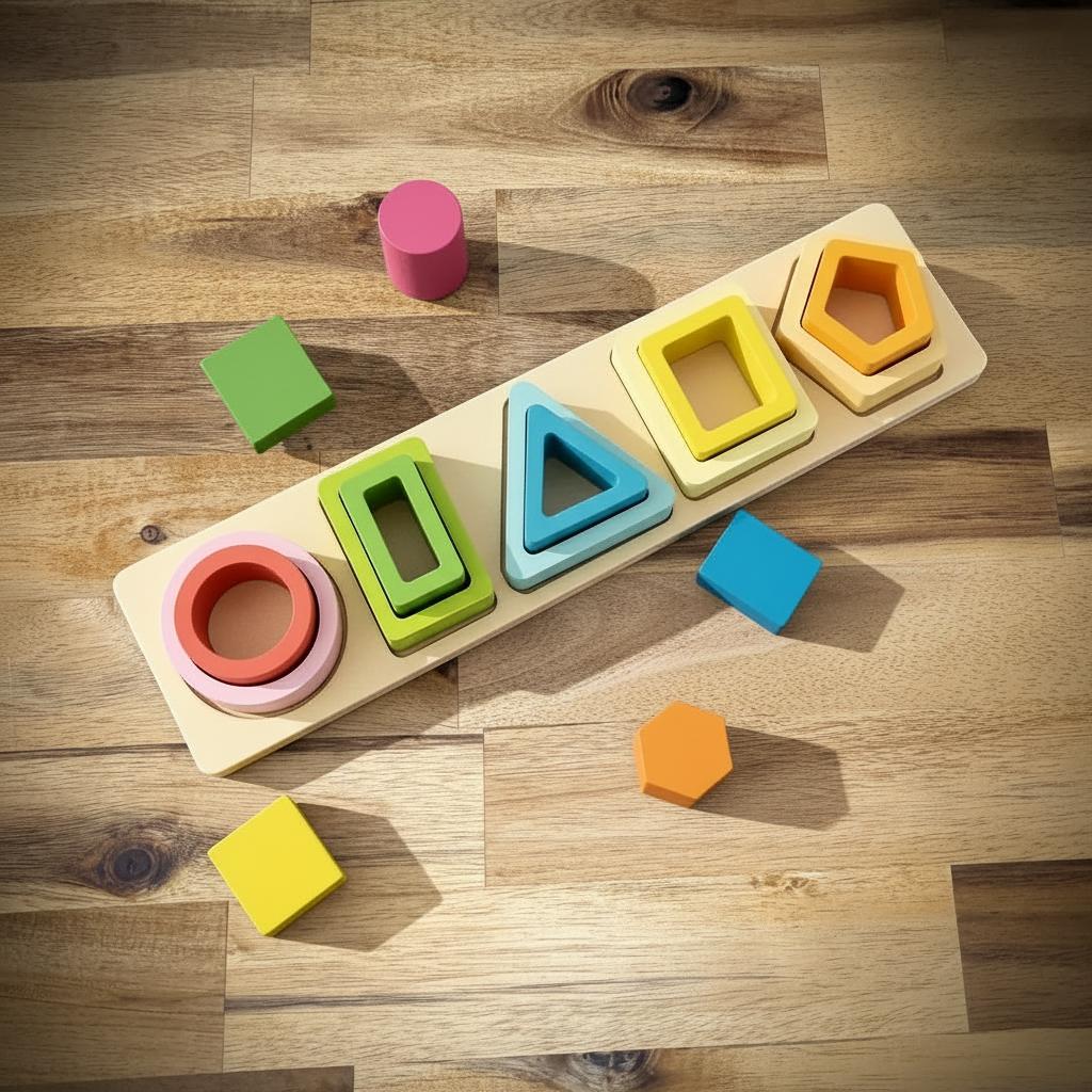 Jouets d'emboîtement en bois