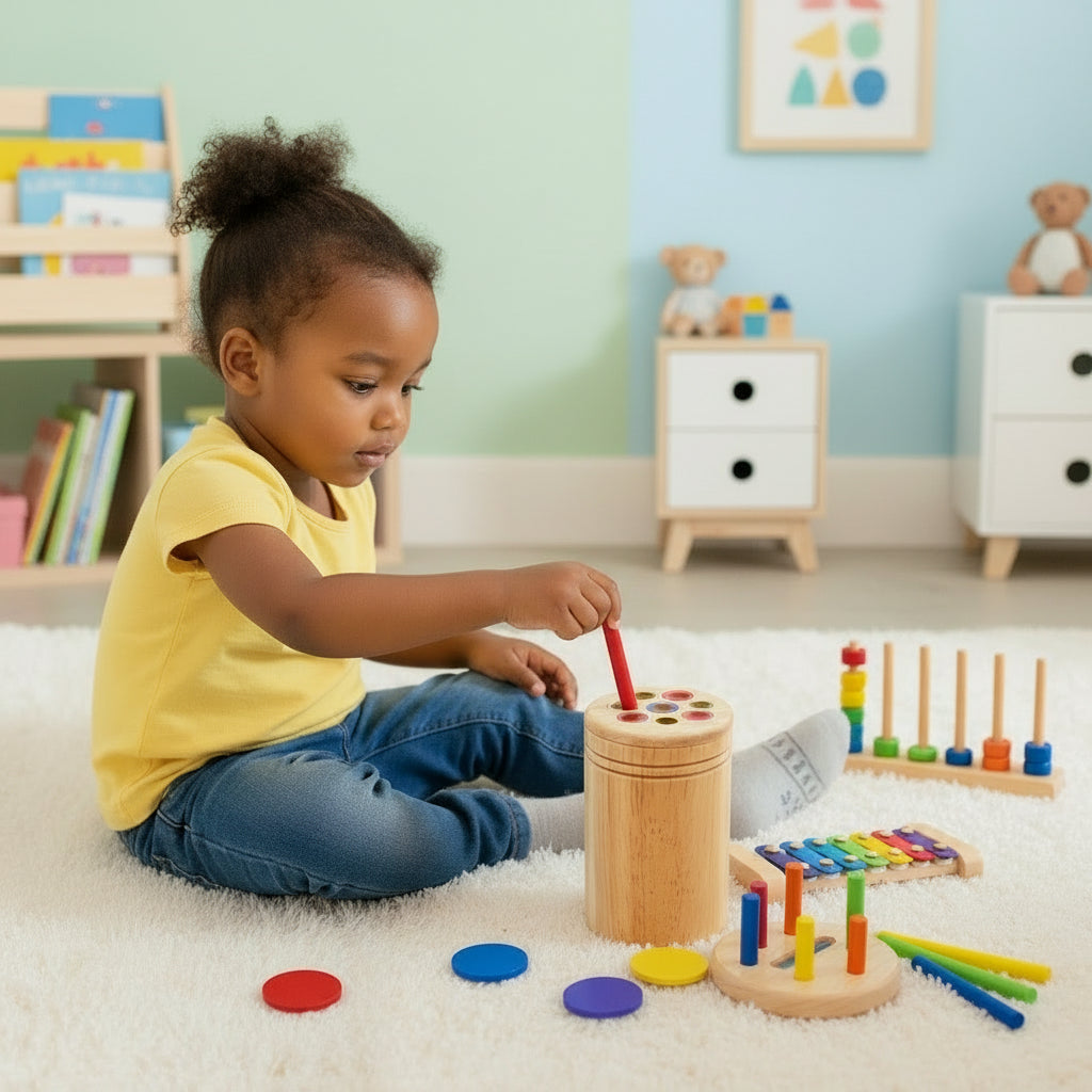 Jouets d'apprentissage en bois