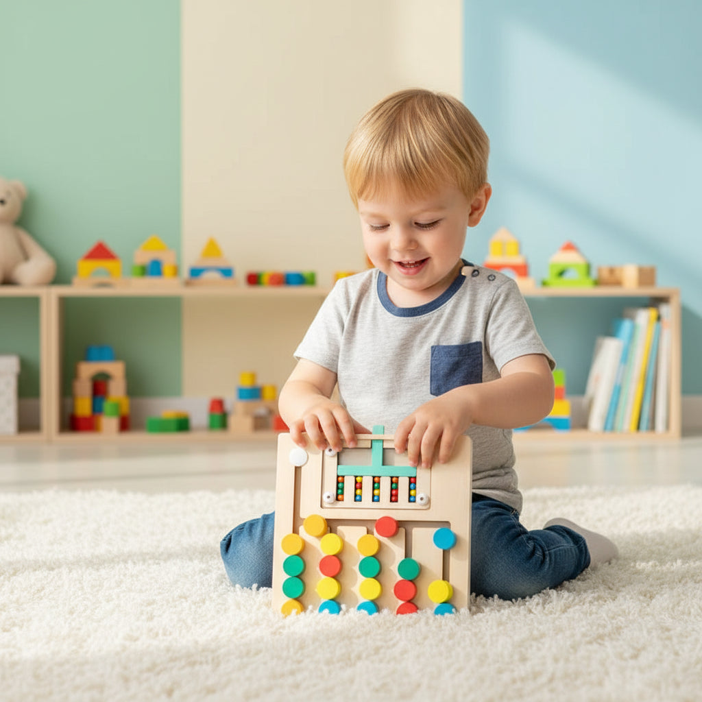 Code couleurs en bois