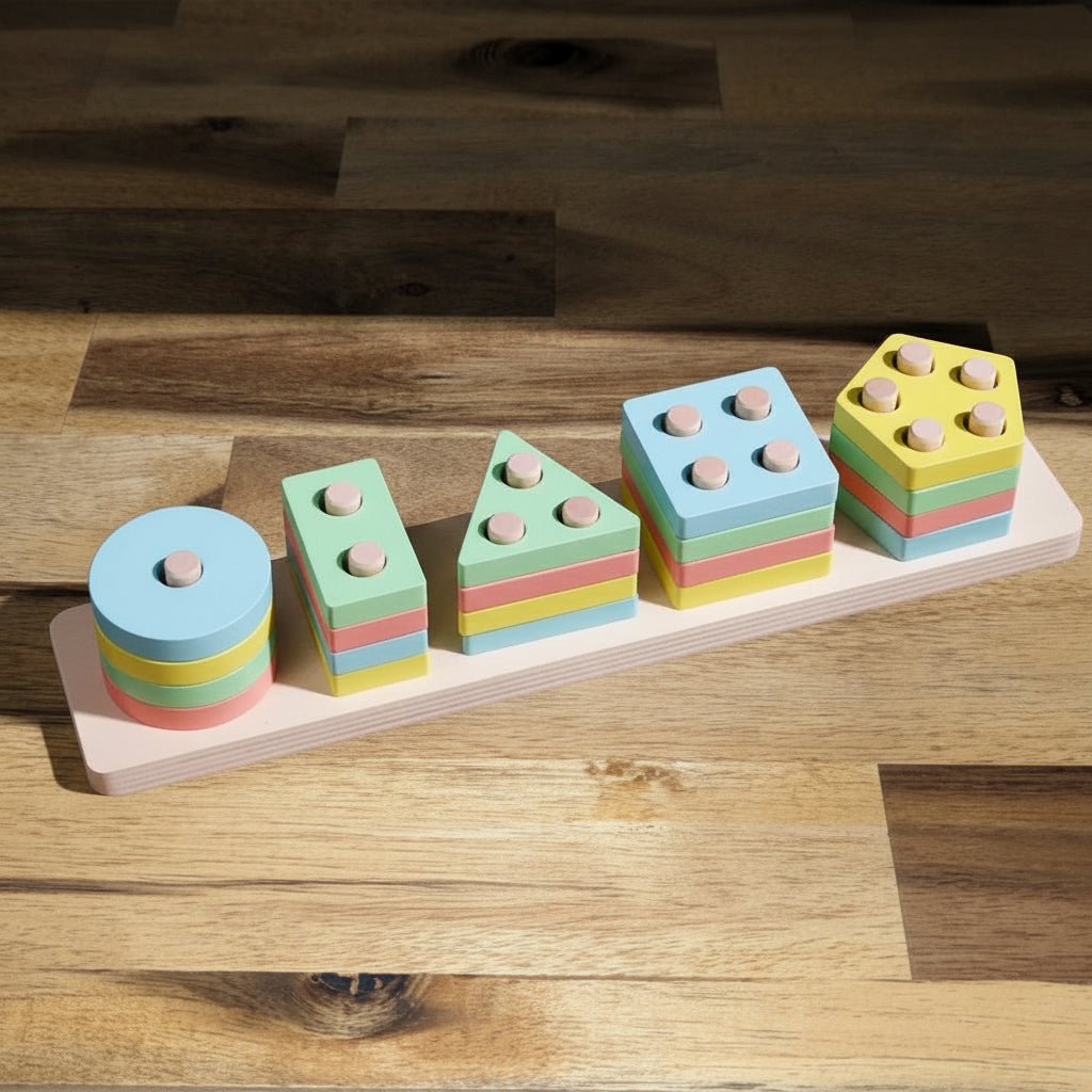 Jouets d'emboîtement en bois